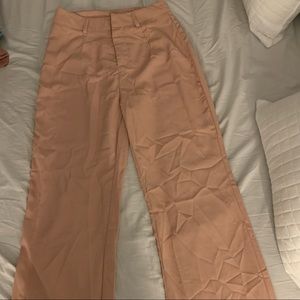 Salmon straight cut trousers. Size 4